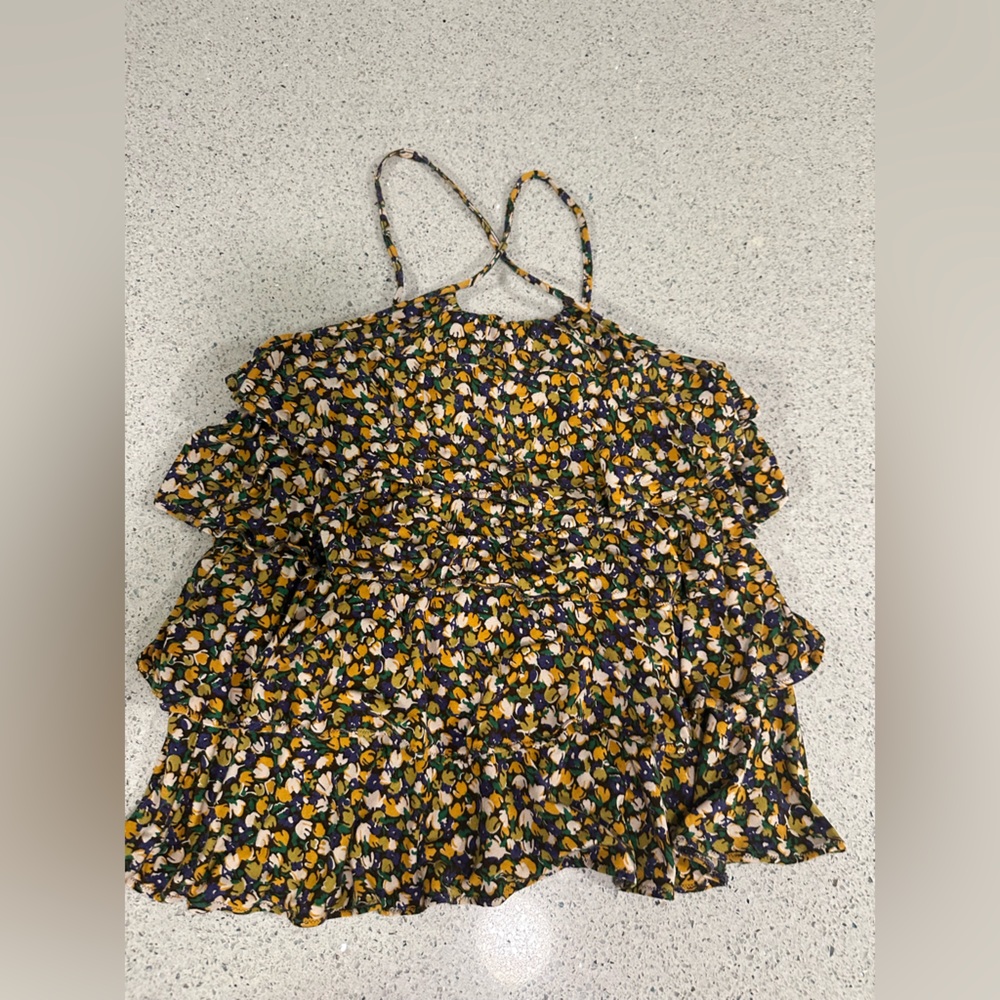 Victoria’s Secret Bra Tops Floral Tie Back Top Small